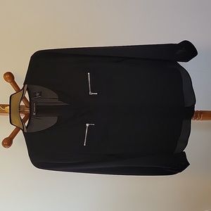 INC International Concepts Black Blouse